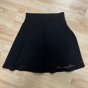 Black Skater Skirt